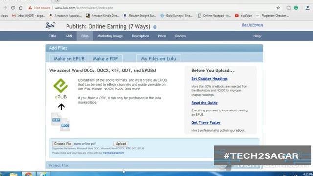 How to Self-Publish Your First Book|| All problem to publish e-books in Lulu Solved смотреть онлайн