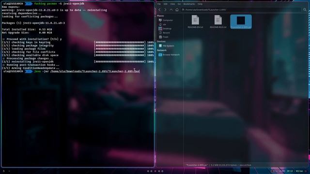 как установить TLauncher на Arch linux смотреть онлайн