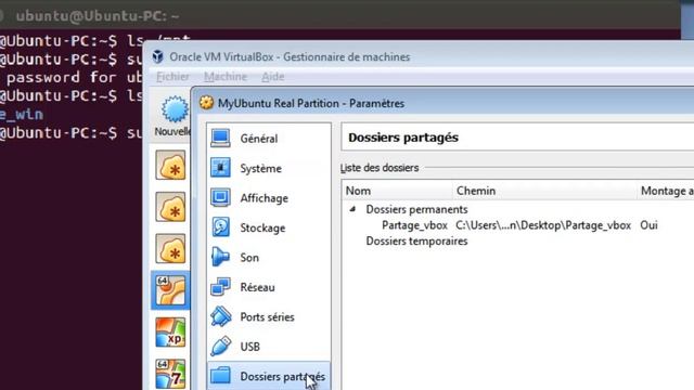 Partage de fichier entre windows et linux en virtualbox смотреть онлайн