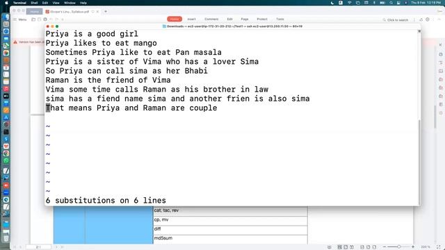 Linux Day7 vi md5sum diff split смотреть онлайн