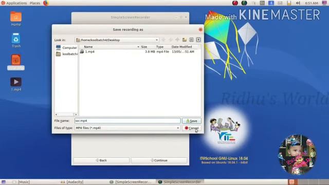 💻 Simple Screen Recorder for Ubuntu 18.04 in malayalam// смотреть онлайн