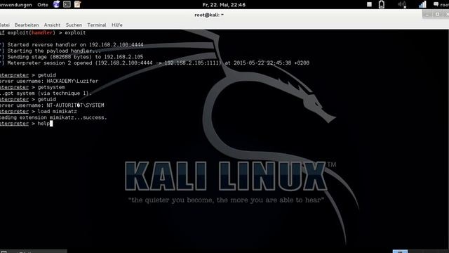 Hackademy. hacking Windows and Dumping Cleartext Password Using Mimikatz смотреть онлайн