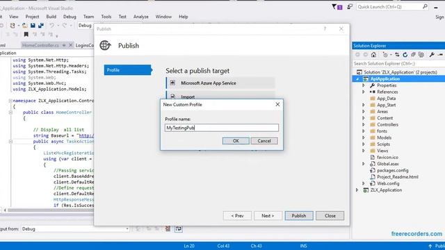 Plesk - Part 5 - How to publish Asp.net project in visual studio 2015 смотреть онлайн