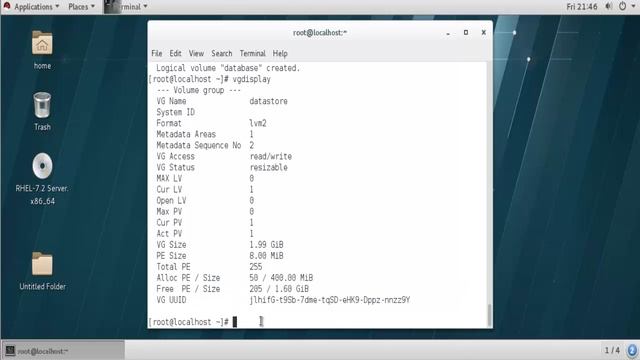 Create LVM(logical volume manager) pertition in redhat 7 смотреть онлайн