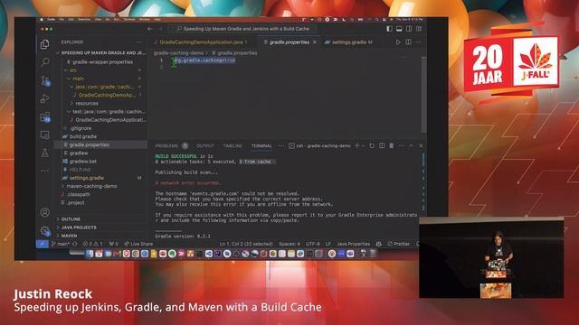 J-Fall 2023: Speeding up Jenkins, Gradle, and Maven with a Build Cache - Justin Reock смотреть онлайн