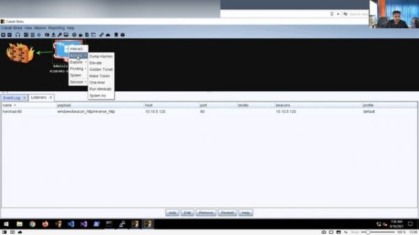 Cobalt Strike GUI Access Introduction: Red Team Training | Hacker Associate