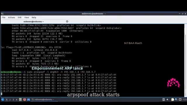 arpon vs arpspoof MTIBAA Riadh смотреть онлайн