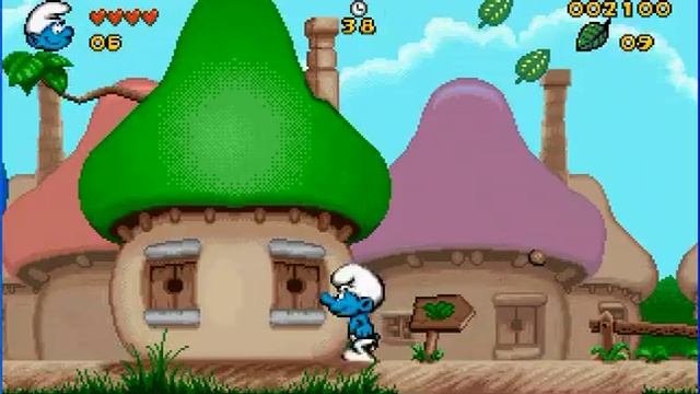 The Smurfs (Old Dos Game) смотреть онлайн