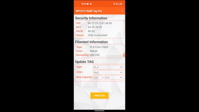 XYZ Da Vinci 3D Printing Writing YOUR own NFC Filament tags using an APP on your mobile phone смотреть онлайн