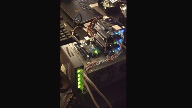 3 Beaglebone Blacks, 1 Arduino, and a 5 port Ethernet switch all powered from an old ATX PSupply смотреть онлайн