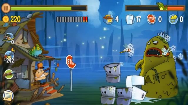 Swamp Attack Gameplay Walkthrough - Level 3-18 Boss for Android/IOS смотреть онлайн