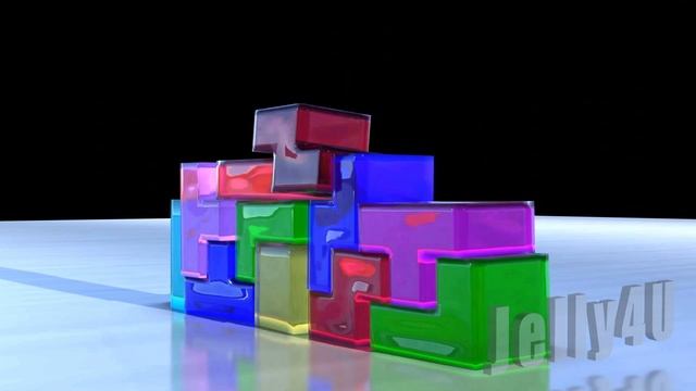 Jelly Tetris - Softbody Simulation