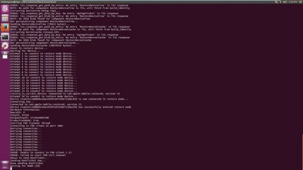 Re-restore iPad 2 to iOS 9.3.4 with idevicererestore on Ubuntu