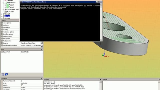 freecad heekscnc linuxcnc part2 смотреть онлайн