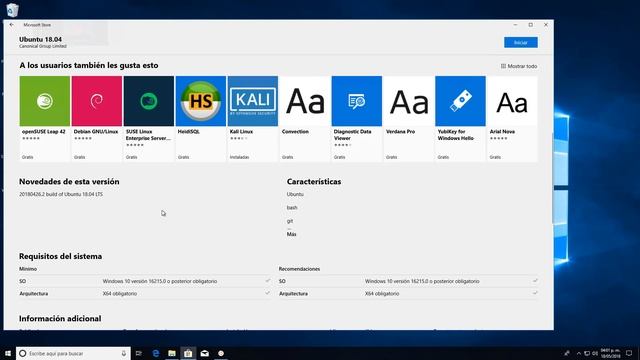 Ubuntu 18.04 disponible en la tienda de Windows 10 смотреть онлайн