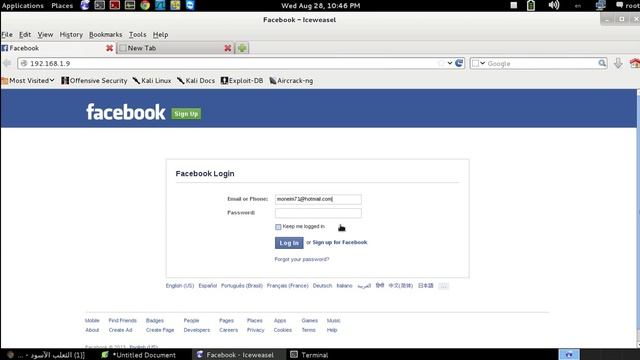 Create fake page for any site(kali linux) смотреть онлайн