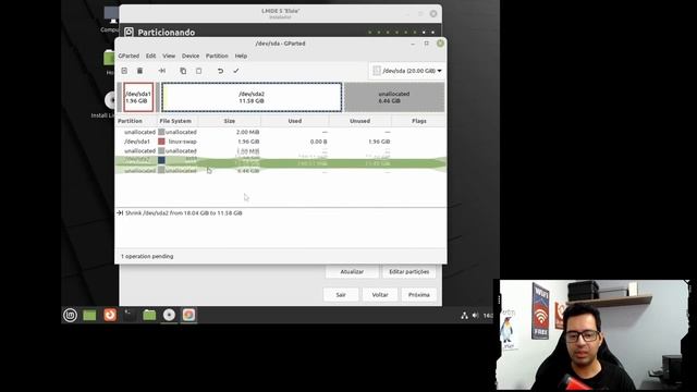 INSTALANDO O LMDE 5 COM CRIPTOGRAFIA NA PASTA PESSOAL | Desktop Linux смотреть онлайн
