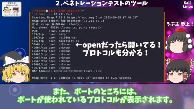 【ゆっくりIT】Kali Linux ハッカーがよく使うOS！ ～ゆっくり解説ハッキング～ No.079 смотреть онлайн