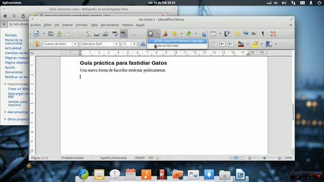 Explorando Linux - Episodio 10 - Aprendamos LibreOffice Writer смотреть онлайн