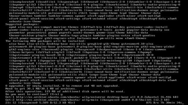 Easy Install Ubuntu Server 15 10 With Xfce смотреть онлайн