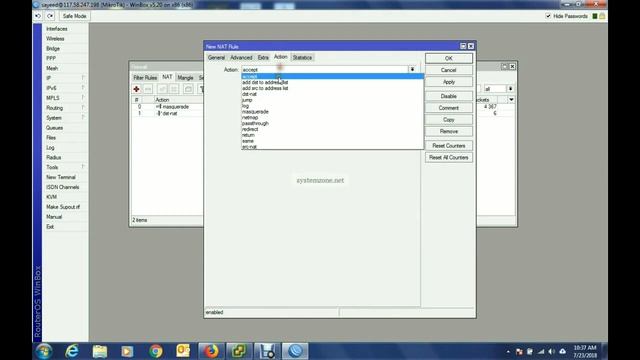 MikroTik Port Forwarding using Winbox смотреть онлайн