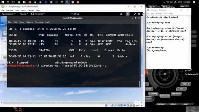 Cracking WEP Password with Aircrack Ng смотреть онлайн