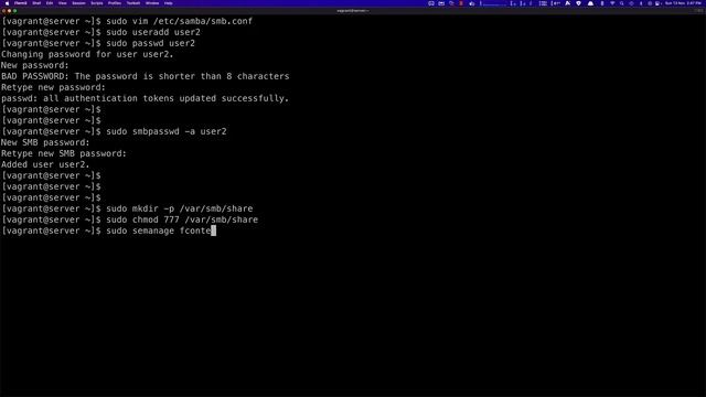 Configuring Samba смотреть онлайн