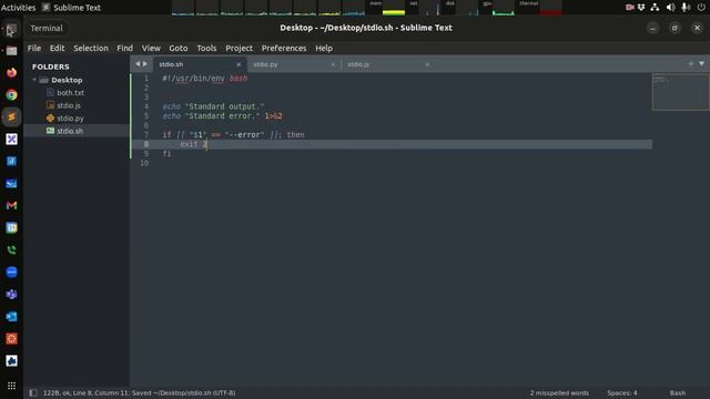 Linux: Standard IO, Exit Codes, and Command Interpolation смотреть онлайн