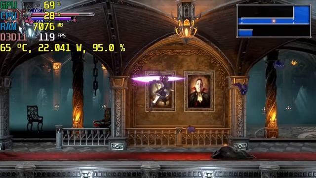 Bloodstained: Ritual of the Night - Intel Iris Xe integrated Graphics i7 1195G7 GPD Win Max 2021 смотреть онлайн