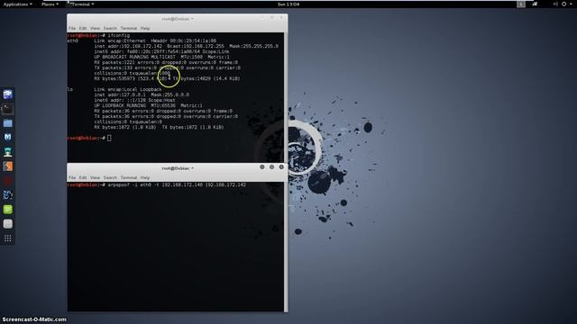 Driftnet in Kali 2.0 смотреть онлайн
