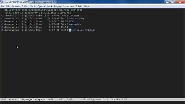 Syncsort DTL mode for Emacs смотреть онлайн
