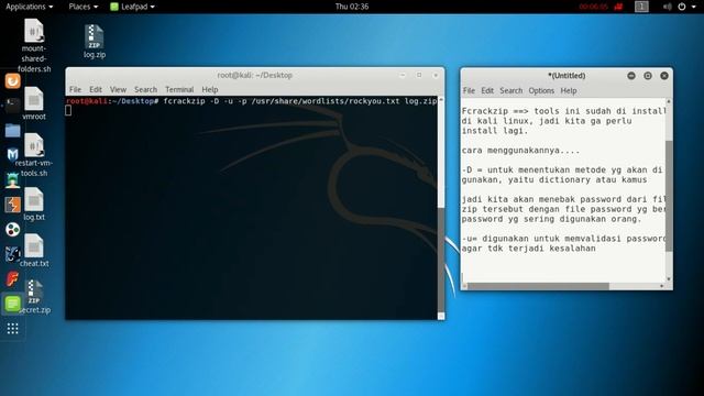 Tutorial Crack Password File Zip - Kali Tools смотреть онлайн