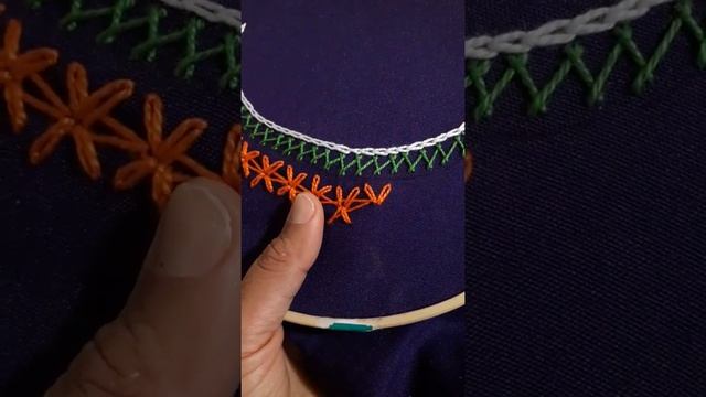 Hand embroidery New beautiful neck design embroidery//Neck design top latest easy design смотреть онлайн