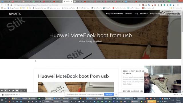 How to - install Ubuntu Linux on Huawei Matebook D (URDU) اردو / हिंदी смотреть онлайн