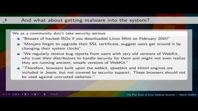 Martin Gräßlin - The Pity State of Linux Desktop Security - QtCon Akademy 2016 смотреть онлайн