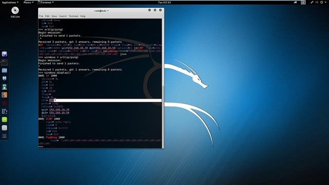 Kali - Scapy Basics смотреть онлайн