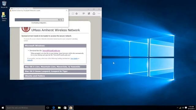 UMass Amherst IT Connecting to eduroam with Windows 10 смотреть онлайн