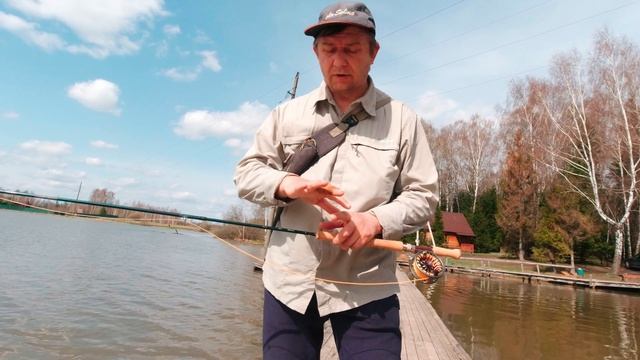 Напальчники для нахлыста и подбор лишнего шнура на катушку. смотреть онлайн