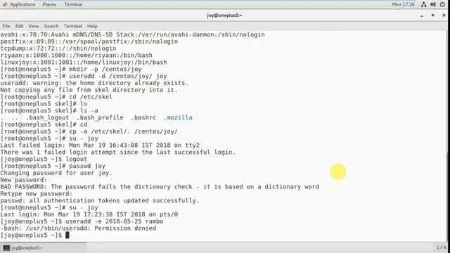 useradd command with different options _video20 смотреть онлайн