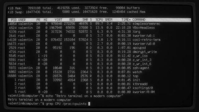 Retro terminal on a modern computer - this channel's "Hello World" video смотреть онлайн