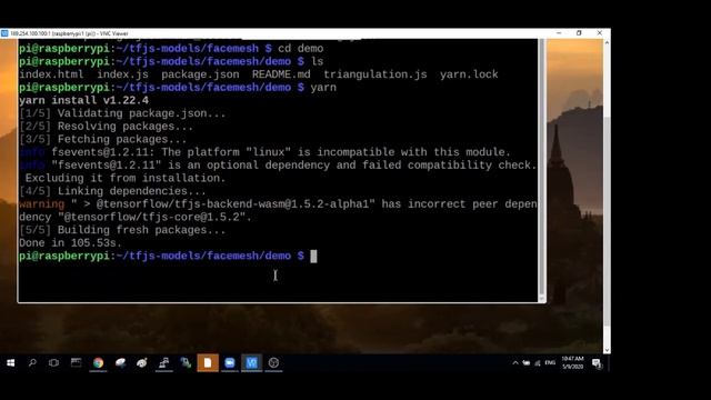 ติดตั้ง Face Mesh Tensorflow.JS บน Raspberry pi ( PART2 ) смотреть онлайн