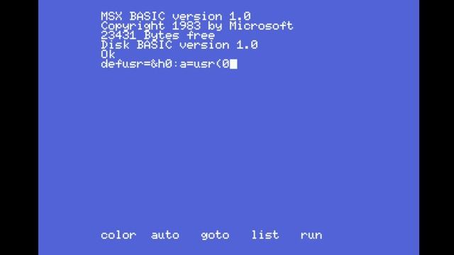 MSX 1 Custom Boot Logo смотреть онлайн