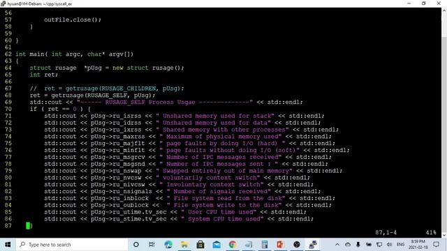 C++ Programming on Linux - Process Resource Usage Statistical смотреть онлайн
