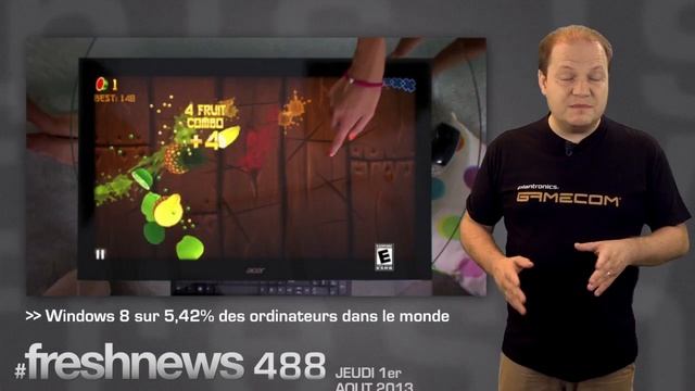 freshnews #488 Facebook exporte les posts. Apple contre les hackers. Windows 8 (01/08/13) смотреть онлайн