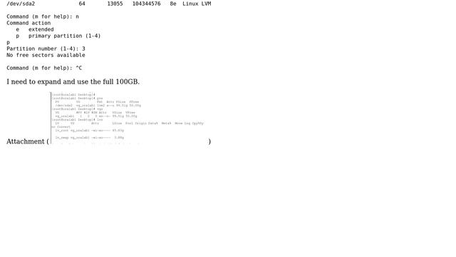 Error when creating new partition on /dev/sda, "No free sectors available" (2 Solutions!!) смотреть онлайн