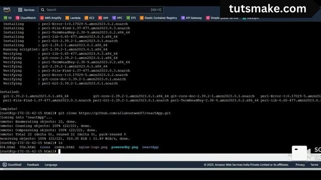 Deploy React App on AWS EC2 Linux NGINX смотреть онлайн