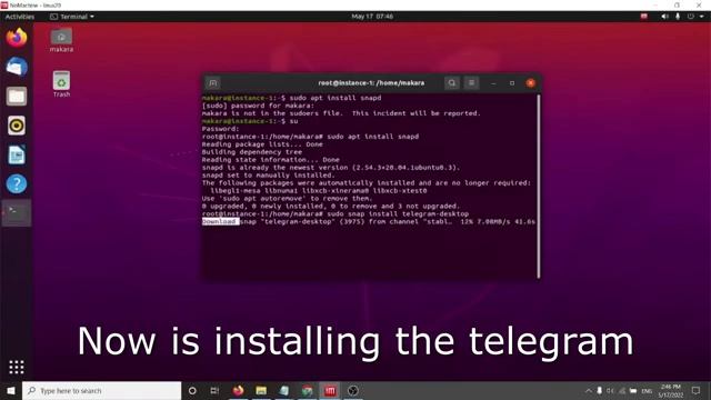 How to install telegram in ubuntu - learn with you смотреть онлайн