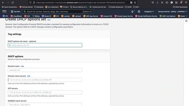 VPC - DHCP Option Set смотреть онлайн