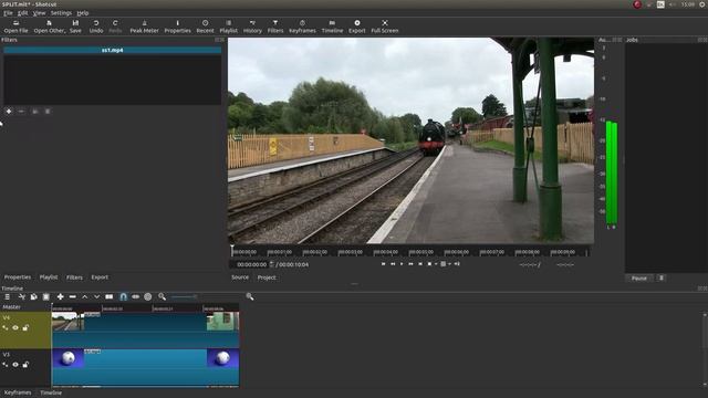 Shotcut: Create Split Screen Video Clips. A Video Editing Tutorial. смотреть онлайн