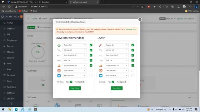 Hướng dẫn cài AAPanel trên VPS Linux смотреть онлайн